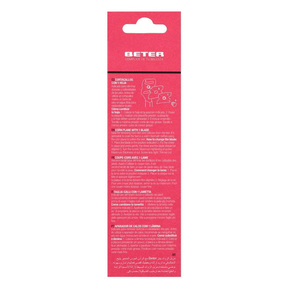 Beter Single Blade Callus Rasp for Smooth Feet