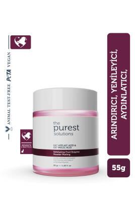 The Purest Solutions Exfoliating Fruit Enzyme Powder Peeling for Gentle Exfoliation and Natural Skincare - Hypoallergenic & Dermatologically Tested Exfoliating Fruit Enzyme Powder Peeling - Natural & Gentle Skincare Exfoliating fruit enzyme powder, Natural skincare products, Gentle exfoliation, Hypoallergenic skincare, Dermatologically tested products, Sensitive skin care, Skincare routine, Natural fruit enzymes, Papain, Bromelain, Paraben-free, Alcohol-free