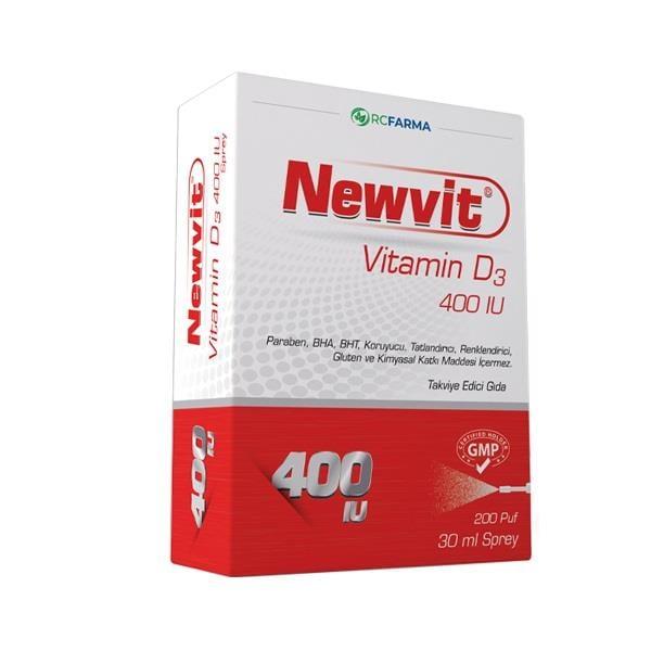 Newvit Vitamin D3 400 IU Liquid Supplement 30 ml