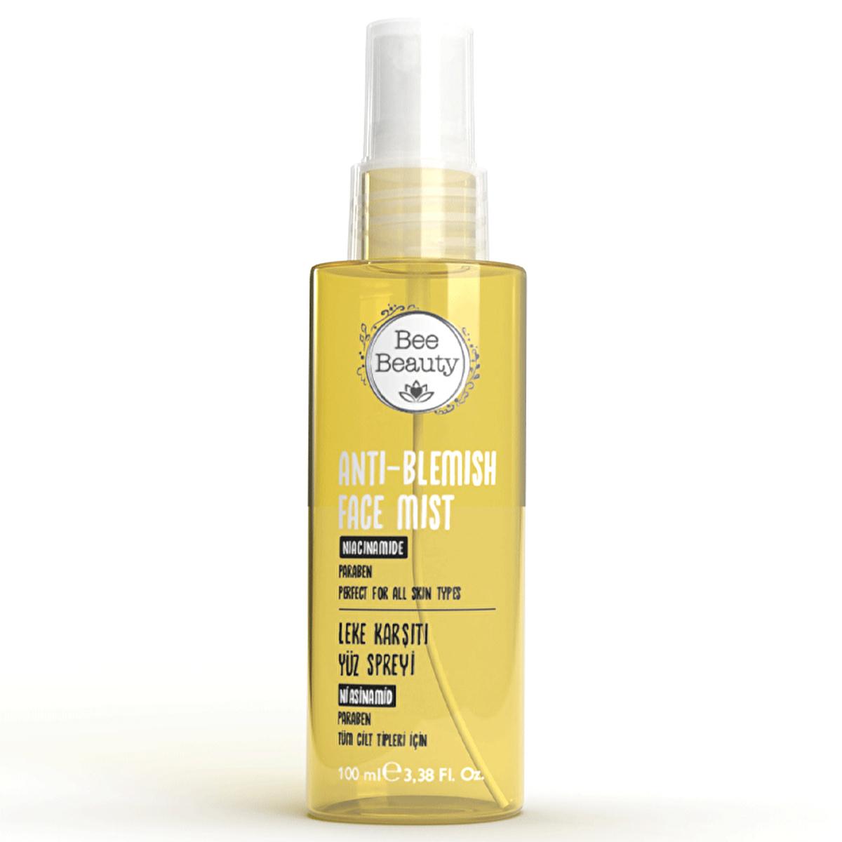 Bee Beauty Anti-Blemish Niacinamide & Salicylic Acid Facial Spray: Reduce Spots, Brighten Skin & Minimize Pores - Paraben & Alcohol-Free, 3.38 fl oz Bee Beauty Anti-Blemish Face Spray: Clear Skin, Reduce Spots blemish facial spray, anti-blemish spray, skin spot treatment spray, niacinamide face spray, salicylic acid face spray, pore minimizing spray, sebum control spray, paraben free face spray, alcohol free face spray, skin brightening spray, facial spray, anti-blemish, skin spot treatment, niacinamide, sa