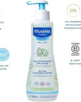 Mustela No-Rinse Baby Cleansing Water, 10.14 fl oz - Gentle, Natural, Vegan Formula for Sensitive Skin - view 3