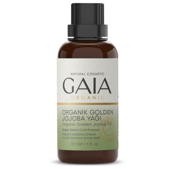 Gaia Organic Golden Jojoba Oil for Hair & Skin 30 ml