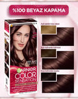 Garnier Color Sensation Permanent Hair Dye 4.15 Icy Chestnut