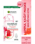 Garnier Hyaluronic Acid Firming Ampoule Sheet Mask 15g