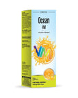 Ocean VM Vitamin Mineral Syrup for Adults and Children - Orange Flavored Dietary Supplement 150ml Ocean VM Vitamin Mineral Syrup - Orange Flavored Multivitamin Vitamin and mineral syrup, Dietary supplement, Multivitamin for adults and children, Orange flavored vitamin supplement, Glucose and fructose-free supplement, Health supplement, Nutritional deficiency support, Immune system support, Energy booster, Health and wellness products