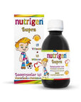 Nutrigen Supra Orange-Flavored Liquid Dietary Supplement for Kids - 6.76 fl oz Nutrigen Supra Liquid Dietary Supplement for Kids - 6.76 fl oz liquid dietary supplement, vitamin and mineral supplement, children's health supplement, orange-flavored supplement, Nutrigen Supra, kids nutrition, dietary supplement for children, nutritional support for kids, easy-to-consume supplement, health-conscious parents, children's nutritional needs