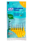 TePe Interdental Brush 0.7mm Yellow for Plaque Removal 8-Pack