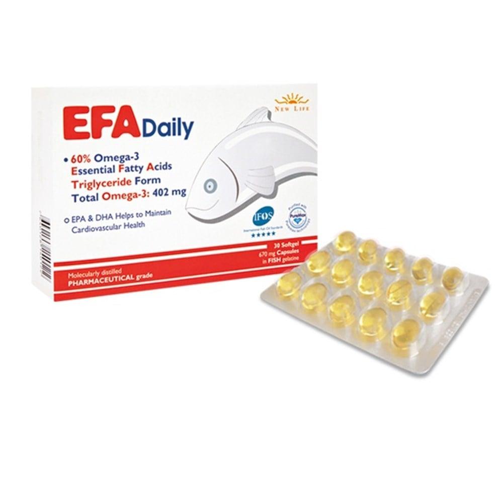 New Life EFA Daily Fish Oil Supplement - High Purity Omega-3, EPA & DHA for Heart and Brain Health New Life EFA Daily Omega-3 Fish Oil Supplement Fish Oil Supplement, Omega-3 Supplement, EFA Daily, New Life EFA Daily, Balık Yağı Kapsülü, Heart Health, Brain Health, Omega-3 Fatty Acids, EPA, DHA, Dietary Supplement, Health Supplement, Wellness Product