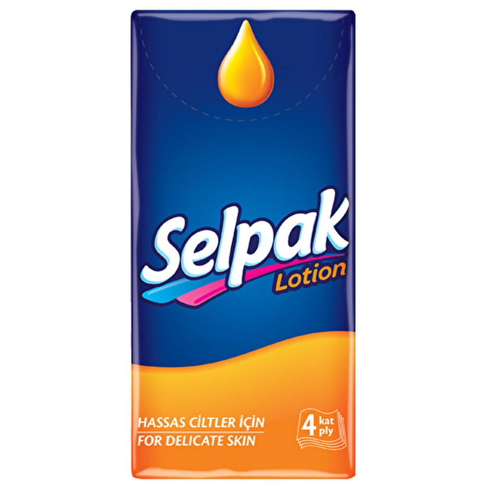 Selpak Moisturizing Tissues for Sensitive Skin - Gentle Nose Care & Skin Relief - Vitamin & Supplement