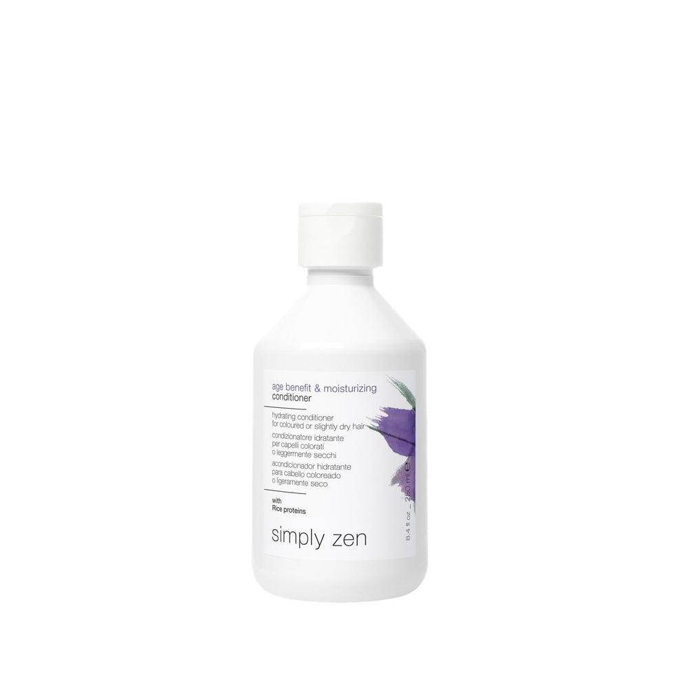 Simply Zen Age Benefit & Moisturizing Hair Cream: Hydrate & Revitalize Aging Hair (8.45 fl oz) Simply Zen Hair Cream: Moisturize & Revitalize Aging Hair Hair Cream, Moisturizing Hair Cream, Age Benefit Hair Cream, Simply Zen Hair Cream, Hair Conditioner, Hair Moisturizer, Moisturizing, Age Benefit, 250 ml, dry hair, aging hair, hair hydration, frizz control, hair cream for women, hair cream for men, hair care, personal care, moisturizing conditioner, anti-aging hair care, soft hair, manageable hair, hair tr