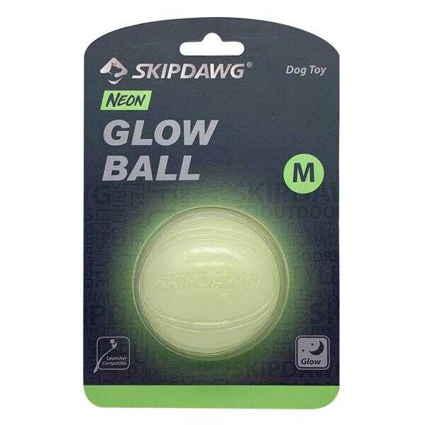 Gigwi Glow Ball Glow-in-the-Dark Durable Dog Toy 10 cm
