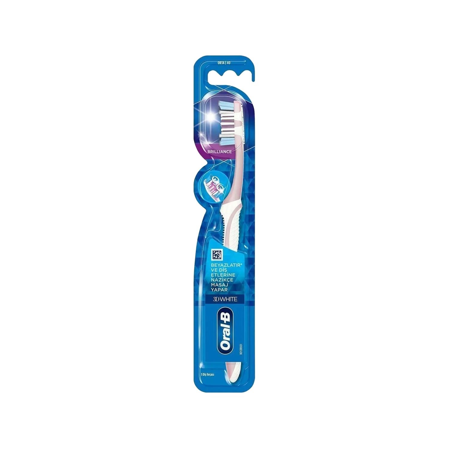 Oral-B 3D White Brilliance Mixed 40 Orta Toothbrush Refills for Oral-B Electric Toothbrushes Oral-B 3D White Brilliance Toothbrush Refills Oral-B toothbrush refills, 3D White Brilliance toothbrush heads, toothbrush heads for Oral-B electric toothbrushes, mixed bristle toothbrush refills, oral care accessories, toothbrush refills, Oral-B electric toothbrush refills, oral hygiene products, dental care products
