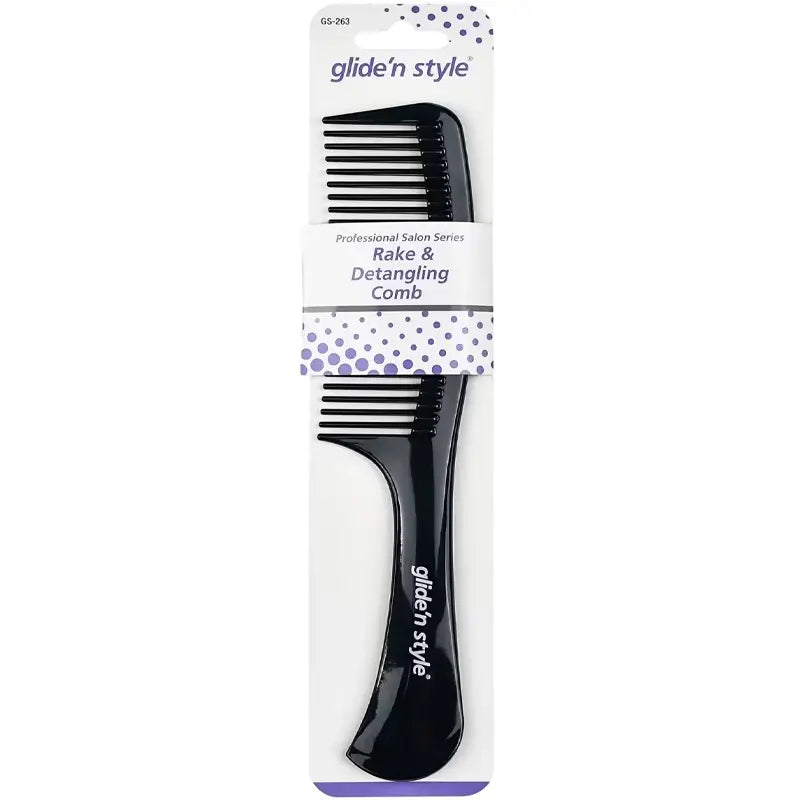 Glide'N Style Detangling Rake Comb GS-263 for Easy Styling