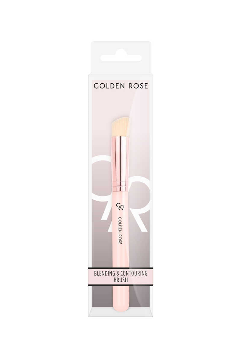Golden Rose Blending & Contouring Brush for Seamless Definition