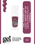 Golden Rose Gel Power Gel-Like Nail Color No:64 10.2ml