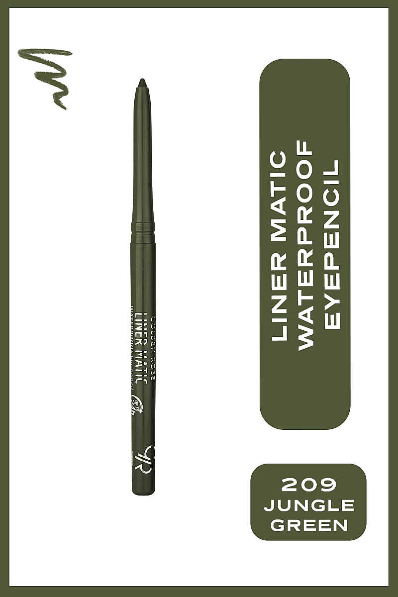 Golden Rose Liner Matic Waterproof Eyepencil 209 Jungle Green