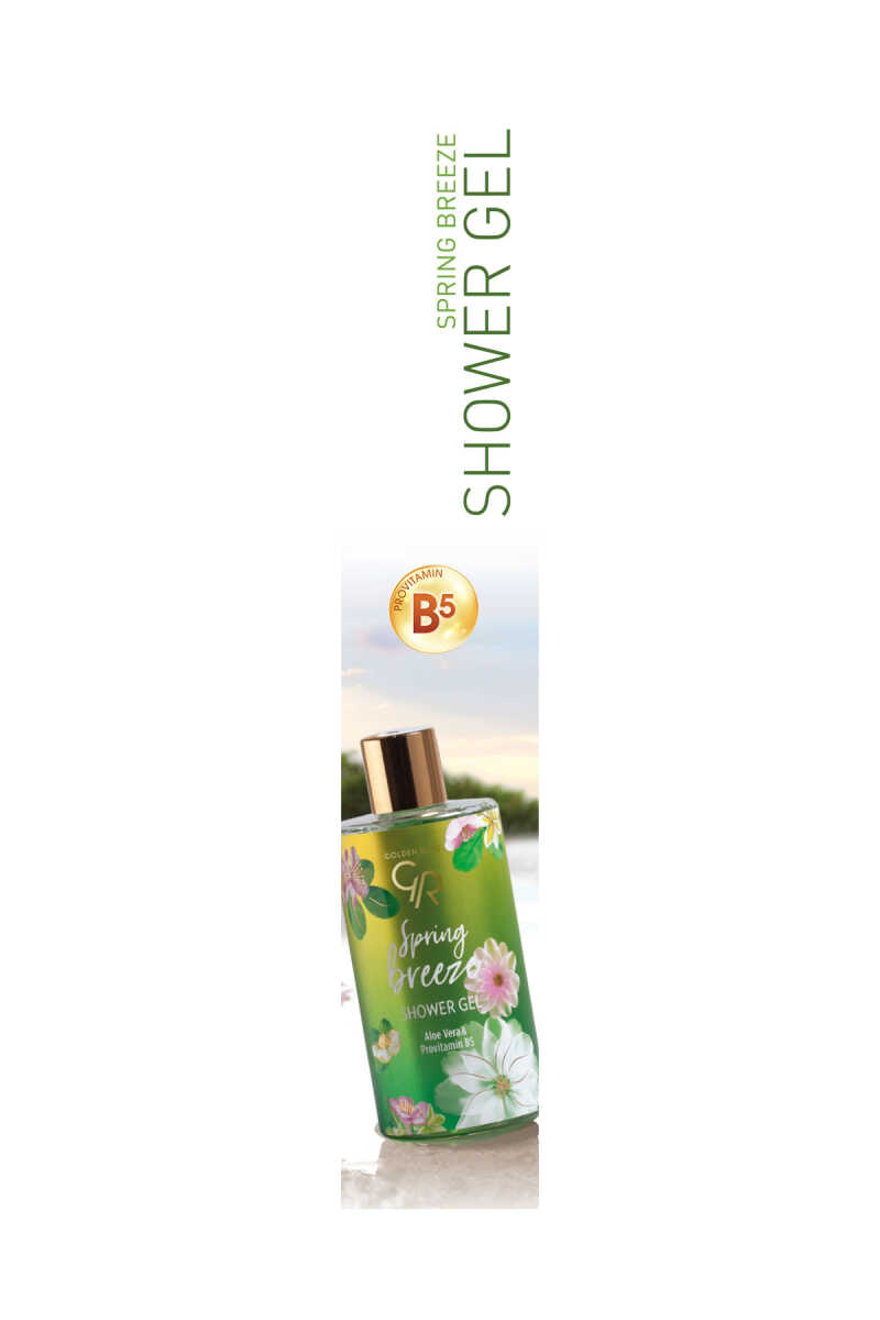Golden Rose Spring Breeze Shower Gel with Aloe Vera and Provitamin B5