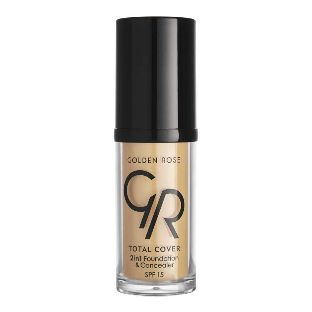 Golden Rose Total Cover 2-in-1 Foundation & Concealer 15