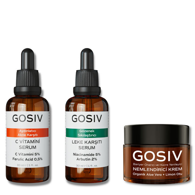 Gosiv Skincare Set for Uneven & Sensitive Skin 3-Piece