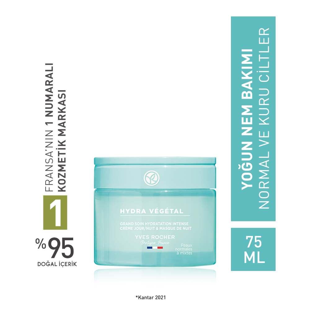 Hydra Vegetal Moisturizing Cream for Normal and Dry Skin - 100-Hour Hydration, Natural Ingredients, Dermatologically Tested Hydra Vegetal Moisturizing Cream - 100hr Hydration moisturizing cream, natural skincare, hydration for normal and dry skin, dermatologically tested cream, long-lasting moisturizer, skincare products, natural ingredients, Edulis juice, 100-hour hydration, night mask