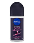 Nivea Pearl & Beauty Deodorant Roll-On for Women - 48-Hour Protection, Alcohol-Free, Fine Fragrance Nivea Pearl & Beauty Roll-On Deodorant 48hr Protection Nivea Pearl & Beauty Deodorant, Women's Roll-On Deodorant, 48-hour deodorant protection, Alcohol-free deodorant, Dermatologically tested deodorant, Women's grooming, Personal care, Anti-perspirant deodorant, Long-lasting fragrance, Sensitive skin care, Black pearl essence, Fine fragrance, Mandarin, Bergamot, Jasmine