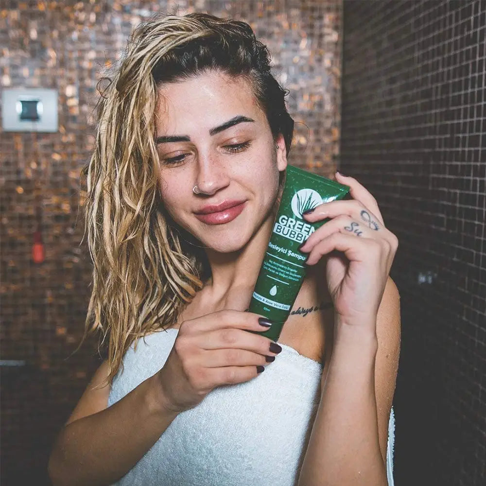 Green Bubble Hair Growth Set by Bubbly