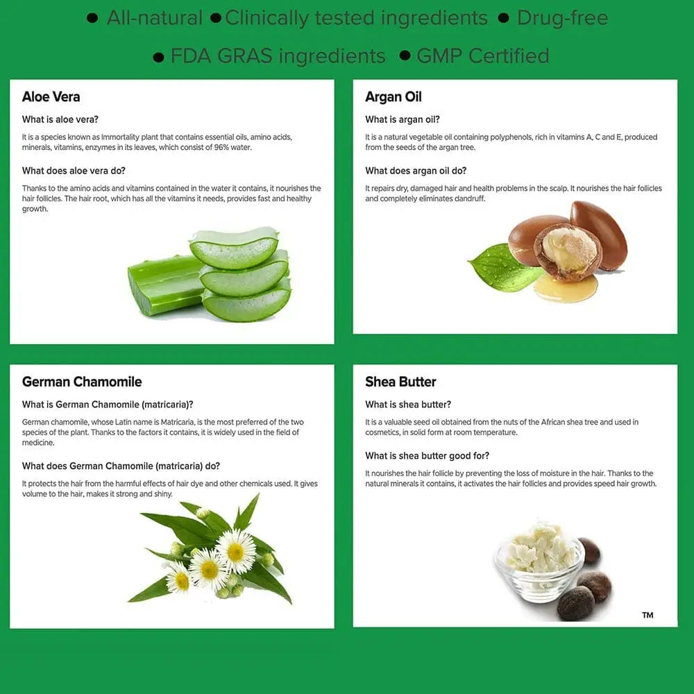 Green Bubble Hair Growth Set by Bubbly