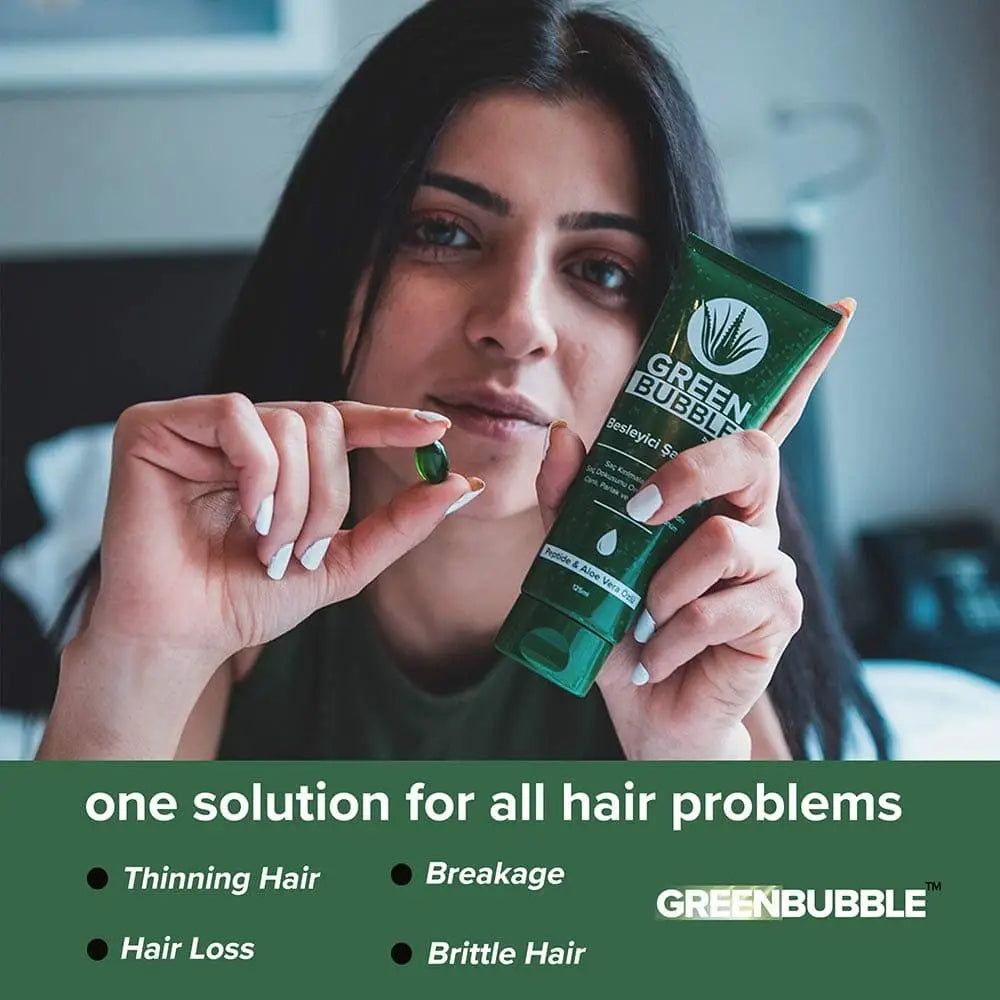 Green Bubble Hair Growth Set by Bubbly (Pack of 3) - image 5