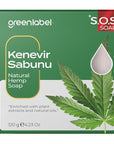 Greenlabel Hemp Seed Oil Soap Sebum Balancing 120g