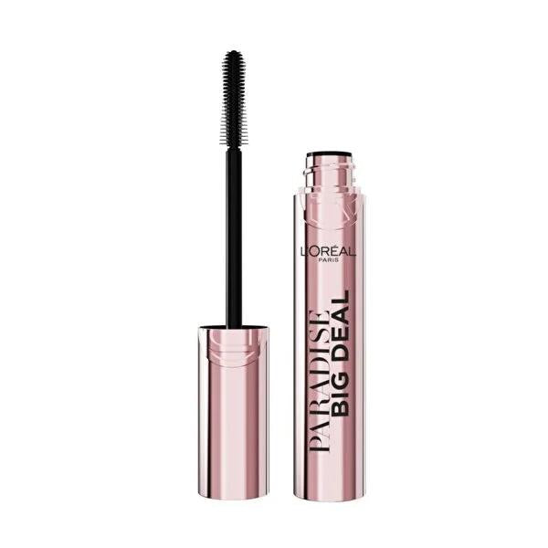 L'Oreal Paris Paradise Big Deal Maskara - Volume and Length Mascara for Sensitive Eyes L'Oreal Paris Paradise Big Deal Maskara - 100% More Volume L'Oreal Paris Mascara, Paradise Big Deal Maskara, Volume and Length Mascara, Sensitive Eyes Makeup, Smudge-Proof Mascara, Cosmetics, Eye Makeup, Volume Mascara, Lengthening Mascara, Makeup for Sensitive Eyes