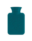 Fashy Petrol Green Portable Hot Water Bottle for Menstrual Cramps Relief - 0.3L Capacity Fashy Hot Water Bottle for Pain Relief hot water bottle, portable hot water bag, menstrual cramps relief, natural pain relief, petrol green hot water bottle, comfort, warmth, non-electric heating pad, women's health, period relief, muscle pain relief