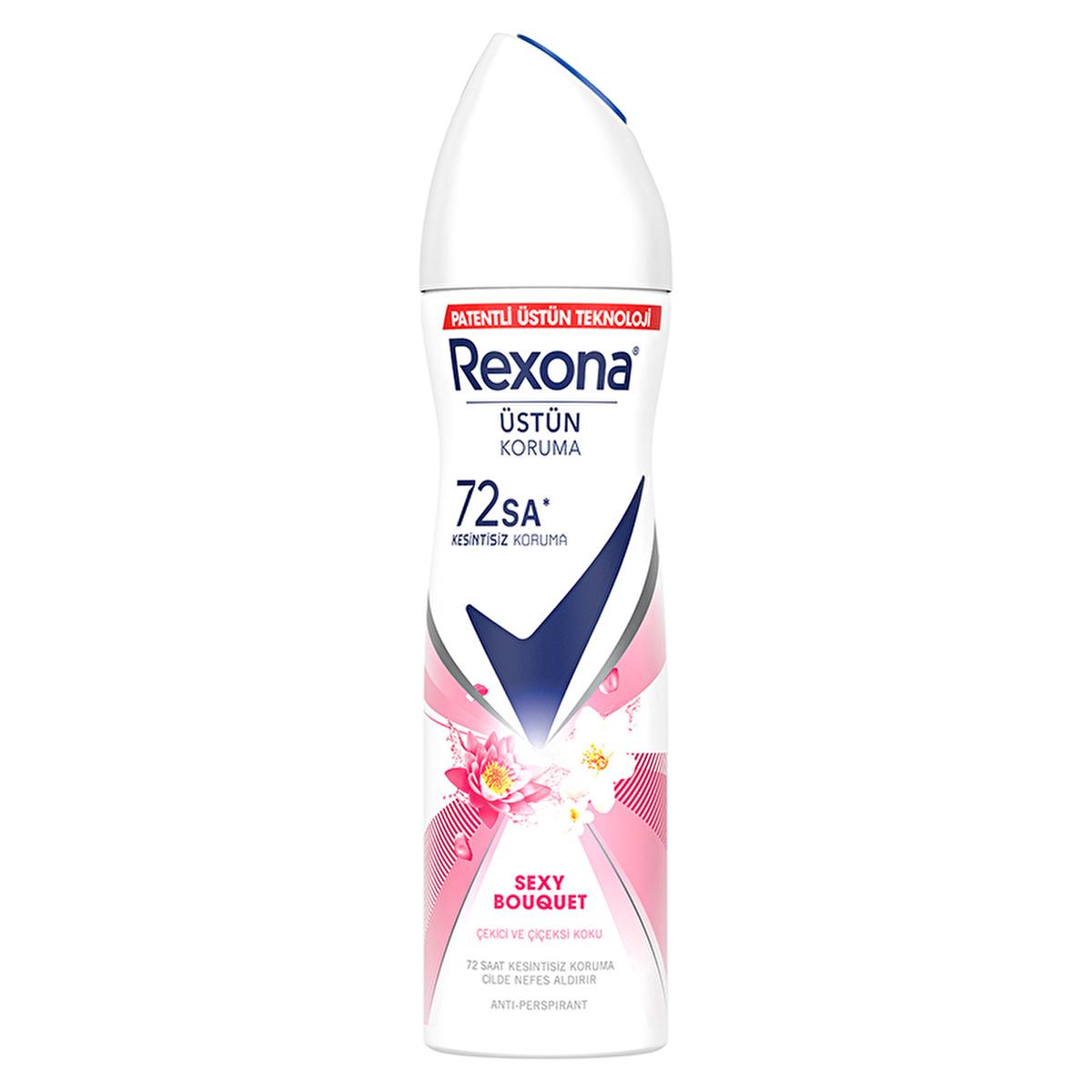 Rexona Women's Deodorant Spray - Sexy Bouquet Fragrance, 72 Hour Protection Rexona Women's Deodorant Spray - 72 Hour Protection Women's Deodorant Spray, Long-lasting Deodorant, Antiperspirant Deodorant, Rexona Deodorant, Sexy Bouquet Fragrance, Floral Fragrance, Confidence, Freshness, Active Women, Personal Care, Hygiene, 72 Hour Protection
