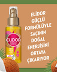 Elidor Coconut Oil Hair Serum: Damage Repair, Strengthening & Shine - Natural, Paraben-Free Formula, Lightweight & Nourishing - 2.7 fl oz Elidor Coconut Oil Hair Serum - Repair & Shine hair serum, coconut oil hair serum, damage repair hair serum, hair strengthening serum, natural hair serum, paraben-free hair serum, hair care coconut oil, hair repair oil, Elidor hair serum, hair oil, coconut oil, hair repair, strengthening, shine, hydration, natural hair care, paraben free, recyclable, eco-friendly, hair tr