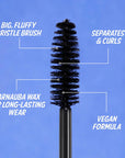 theBalm Big Fan Mascara: Maximizing Volume & Definition, Long-Lasting Formula with Carnauba Wax for Bolder, Thicker Lashes All Day! theBalm Big Fan Mascara: Volume & Definition | Long-Lasting! theBalm mascara, Big Fan Mascara, thickening mascara, long-lasting mascara, lash defining mascara, best mascara for volume, Carnauba wax mascara, volume mascara, mascara, lash volume, lash definition, long lasting, smudge proof, flake free, eye makeup, makeup, beauty, cosmetics, dramatic lashes, thicker lashes, enhanc