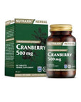 Nutraxin Cranberry Supplement 500mg - Urinary Tract Health Support for Women & Men - 60 Tablets, Vegan-Friendly & Allergen-Free - image 2