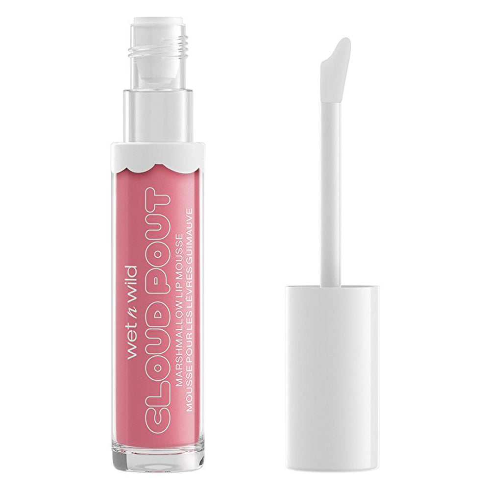 Wet n Wild Cloud Pout Marshmallow Lip Mousse - Nourishing, Soft Matte Finish, Pour Some Suga On Me - Lipstick