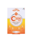 New Life Vitamin C-1000 Plus Dietary Supplement for Immune System Support - 30 Capsules New Life Vitamin C-1000 Plus Immune Support Supplement Dietary Supplement, Vitamin C Supplement, Vitamin D Supplement, Zinc Supplement, Selenium Supplement, Immune System Support, Health Supplement, Vitamin C, Vitamin D, Zinc Picolinate, Selenium, Citrus Bioflavonoids, Health and Wellness, Immune Health, Dietary Support