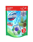 Domestos Pine Forest Toilet Block Cleansing 3-Pack