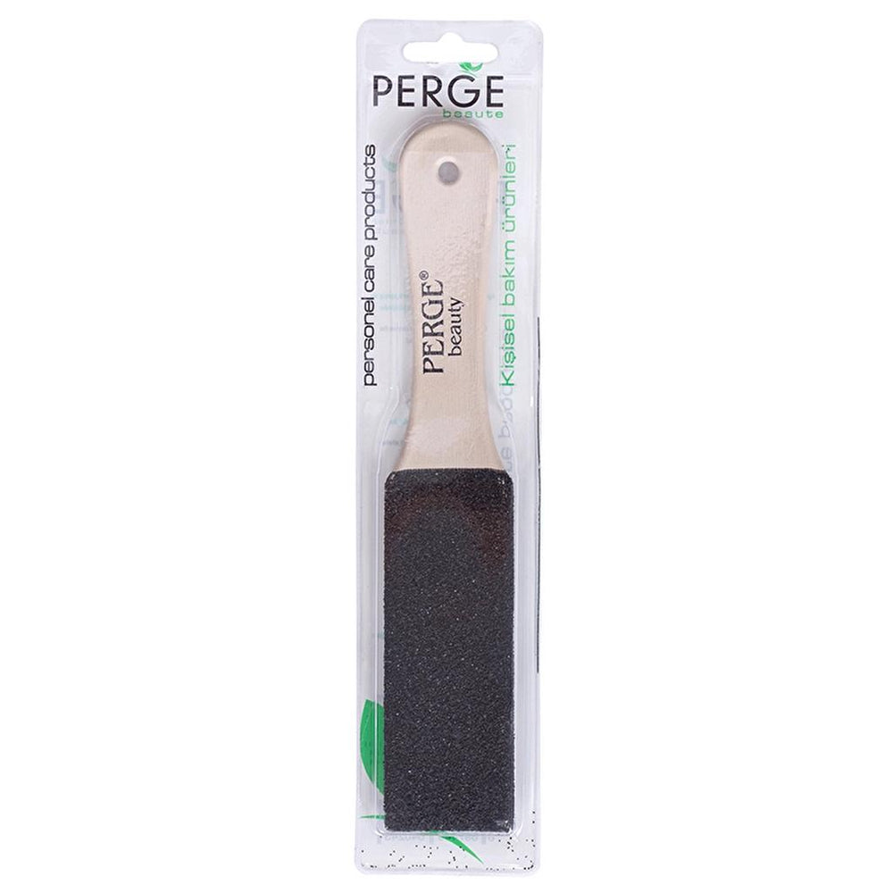 Perge Classic Wooden Foot File for Smooth Heels