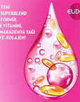 Elidor Superblend Hair Care Leave-In Conditioner - Silicone-Free, Coconut Oil, UV Protection - 6.76 fl oz Elidor Superblend Leave-In Conditioner - Silicone-Free & UV Protective Hair care product, Leave-in hair conditioner, Silicone-free hair care, Coconut oil hair treatment, UV protection for hair, Hair nourishment, Hair protection, Natural hair care, Hair softness, Hair shine, Hair manageability, Dry hair solution, Damaged hair repair