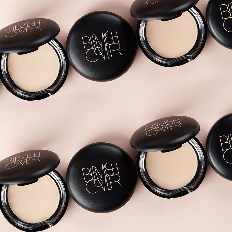 Hanskin Blemish Cover Blur Pact Matte Setting Powder 9g