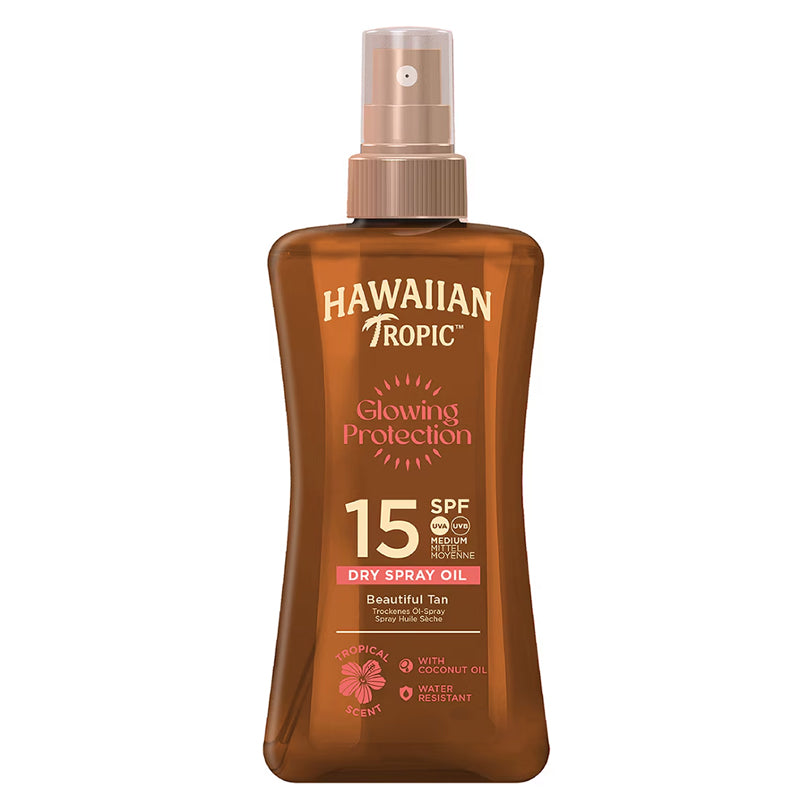 Hawaiian Tropic Glowing Protection SPF15 Bronzing Oil 200 ml