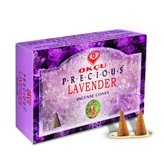 Hem Lavender Mystic Scented Incense Cones 10-Pack