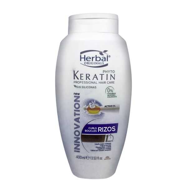Herbal Phyto Keratin Rizos Hair Mask for Curls 400ml