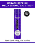 Morfose Keratin Hair Styling Spray - Long-Lasting Hold, Strengthens Hair, 10.14 fl oz Morfose Keratin Hair Spray for Long-Lasting Style keratin hair spray, long-lasting hair styling, non-greasy styling product, quick-drying hair spray, residue-free hair styling, hair care products, styling spray, keratin benefits, hair strengthening, Morfose, hair styling products, long-lasting hold, healthy hair, hair nourishment