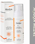 Baga Gentle Genital Hygiene Foam - pH Balanced, Soap-Free, Soothing Chamomile & Aloe Vera - 6.76 fl oz - Soap