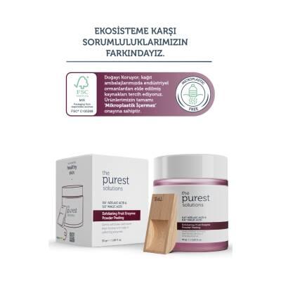 The Purest Solutions Exfoliating Fruit Enzyme Powder Peeling for Gentle Exfoliation and Natural Skincare - Hypoallergenic & Dermatologically Tested Exfoliating Fruit Enzyme Powder Peeling - Natural & Gentle Skincare Exfoliating fruit enzyme powder, Natural skincare products, Gentle exfoliation, Hypoallergenic skincare, Dermatologically tested products, Sensitive skin care, Skincare routine, Natural fruit enzymes, Papain, Bromelain, Paraben-free, Alcohol-free