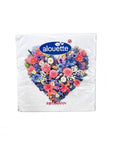 Alouette Spring Floral Heart Cocktail Napkins 20-Pack