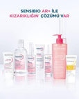 Bioderma Sensibio AR+ Micellar Cleansing Gel: Gentle Redness Relief for Sensitive Skin | Soap & Paraben Free Bioderma Sensibio AR+ Micellar Gel - Gentle Cleanser for Redness Bioderma Sensibio AR+ Misellar Jel, micellar cleansing gel for sensitive skin, redness relief cleanser, rosacea skin cleanser, gentle makeup remover, soap free cleanser, paraben free cleanser, fragrance free cleanser, soothing face wash, daily facial cleanser for sensitive skin, sensitive skin, redness, rosacea, makeup removal, gentle c