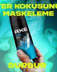 Axe Ice Chill Men's 48-Hour Protection Deodorant Spray - Long Lasting Freshness for Active Men Axe Ice Chill Deodorant Spray - 48 Hour Protection Axe Ice Chill Deodorant, Men's Deodorant Spray, 48-hour Deodorant Protection, Long-lasting Freshness, Male Grooming Products, Personal Hygiene, Deodorant Spray, Men's Grooming, Body Odor Protection, Freshness, Confidence, Active Lifestyle, Unique Fragrance, Mint and Lemon, 150 ml Spray